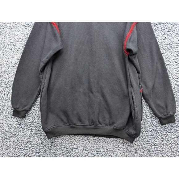 VTG 90s Euro Joy Jacket Womens S Button Up Southwestern Cottagecore Baggy Black - Picture 8 of 11